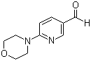 structure of CAS# 173282-60-5, 6-(Morpholin-4-yl)pyridine-3-carboxaldehyde;6-(Morpholin-4-yl)nicotinaldehyde