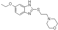 结构式 CAS# 173352-21-1, Afobazole