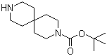 tert-Butyl 3,9-diazaspiro[5.5]undecane-3-carboxylate molecular structure (CAS 173405-78-2)