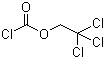 structure of CAS# 17341-93-4, 2,2,2-Trichloroethyl chloroformate