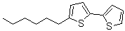structure of CAS# 173448-31-2, 5-Hexyl-2,2'-bithiophene