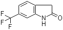 structure of CAS# 1735-89-3, 6-Trifluoromethyl-2-oxindole;6-(Trifluoromethyl)-1,3-dihydro-2H-indol-2-one