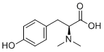 (2S)-2-(dimethylamino)-3-(4-hydroxyphenyl)propanoic acid molecular structure (CAS 17350-74-2)