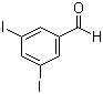 结构式 CAS# 17352-25-9, 3,5-二碘苯甲醛