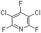 3,5-Dichloro-2,4,6-trifluoropyridine molecular structure (CAS 1737-93-5)
