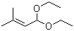 1,1-Diethoxy-3-methyl-2-butene molecular structure (CAS 1740-74-5)