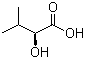 结构式 CAS# 17407-55-5, (S)-(+)-2-羟基-3-甲基丁酸