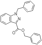 1-(苄基)-1H-吲唑-3-羧酸苄酯分子结构 (CAS 174180-54-2)