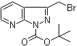 结构式 CAS# 174180-76-8, 3-(溴甲基)-1H-吡唑并[3,4-b]吡啶-1-羧酸叔丁酯