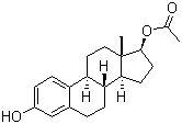 17beta-Estradiol 17-acetate molecular structure (CAS 1743-60-8)