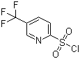 structure of CAS# 174485-72-4, 5-(Trifluoromethyl)pyridine-2-sulfonyl chloride