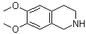 structure of CAS# 1745-07-9, 6,7-Dimethoxy-1,2,3,4-tetrahydroisoquinoline;Heliamine