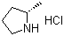 structure of CAS# 174500-74-4, (S)-2-Methylpyrrolidine hydrochloride