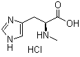 N-Methyl-L-histidine monohydrochloride molecular structure (CAS 17451-62-6)