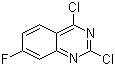 结构式 CAS# 174566-15-5, 2,4-二氯-7-氟喹唑啉