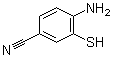4-Amino-3-mercaptobenzonitrile molecular structure (CAS 174658-22-1)