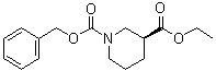 结构式 CAS# 174699-11-7, (S)-1,3-哌啶二甲酸 3-乙基 1-苄基酯