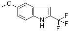 structure of CAS# 174734-34-0, 5-Methoxy-2-trifluoromethylindole;5-Methoxy-2-(trifluoromethyl)-1H-indole