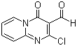 structure of CAS# 17481-62-8, 2-Chloro-4-oxo-4H-pyrido[1,2-a]pyrimidine-3-carbaldehyde