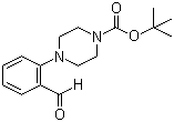 结构式 CAS# 174855-57-3, 1-叔丁氧羰基-4-(2-甲酰苯基)哌嗪