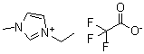 1-Methyl-3-ethylimidazolium trifluoroacetate molecular structure (CAS 174899-65-1)
