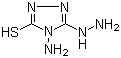 4-Amino-3-hydrazino-1,2,4-triazol-5-thiol molecular structure (CAS 1750-12-5)