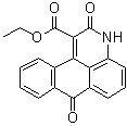 2,7-Dihydro-2,7-dioxo-3H-naphtho[1,2,3-de]quinoline-1-carboxylic acid ethyl ester molecular structure (CAS 175026-96-7)