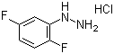 结构式 CAS# 175135-73-6, 2,5-二氟苯肼盐酸盐