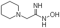 structure of CAS# 175136-64-8, N-Hydroxy-1-piperidineethanimidamide