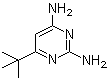 6-(1,1-Dimethylethyl)-2,4-pyrimidinediamine molecular structure (CAS 175137-26-5)