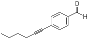 结构式 CAS# 175203-90-4, 4-己-1-炔基苯甲醛
