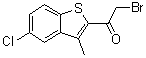 2-(Bromoacetyl)-5-chloro-3-methylbenzo[b]thiophene molecular structure (CAS 175203-97-1)