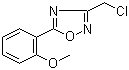 结构式 CAS# 175205-61-5, 3-(氯甲基)-5-(2-甲氧基苯基)-1,2,4-恶二唑
