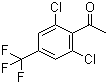 结构式 CAS# 175205-88-6, 2',6'-二氯-4'-(三氟甲基)苯乙酮
