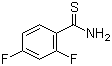 结构式 CAS# 175276-92-3, 2,4-二氟苯基-1-硫代甲酰胺