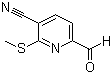 3-氰基-2-(甲硫基)吡啶-6-甲醛分子结构 (CAS 175277-27-7)