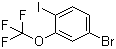 4-Bromo-2-(trifluoromethoxy)iodobenzene molecular structure (CAS 175278-12-3)