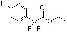 structure of CAS# 175543-23-4, 2-(4-Fluorophenyl)-2,2-difluoroacetic acid ethyl ester