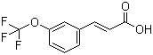 (E)-3-(3-Trifluoromethoxyphenyl)-2-propenoic acid molecular structure (CAS 175675-63-5)