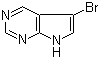 结构式 CAS# 175791-49-8, 5-溴-7H-吡咯并[2,3-d]嘧啶
