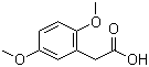 (2,5-Dimethoxyphenyl)acetic acid molecular structure (CAS 1758-25-4)