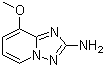 8-甲氧基-[1,2,4]三唑并[1,5-a]吡啶-2-胺分子结构 (CAS 175965-65-8)