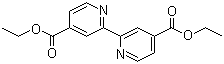 structure of CAS# 1762-42-1, 4,4'-Bis(ethoxycarbonly)-2,2'-bipyridine;2,2'-Bipyridinyl-4,4'-dicarboxylic acid diethyl ester