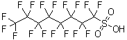 Perfluorooctanesulfonic acid molecular structure (CAS 1763-23-1)