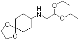 N-(4-Ethylenedioxycylohexyl)-1-amino-2,2-diethoxyethane molecular structure (CAS 176492-83-4)