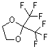 2,2-Bis(trifluoromethyl)-1,3-dioxolane molecular structure (CAS 1765-26-0)