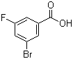3-Bromo-5-fluorobenzoic acid molecular structure (CAS 176548-70-2)