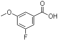 结构式 CAS# 176548-72-4, 3-氟-5-甲氧基苯甲酸