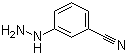 structure of CAS# 17672-26-3, 3-Cyanophenylhydrazine;3-Hydrazinobenzonitrile