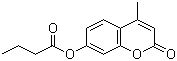 4-Methylumbelliferyl butyrate molecular structure (CAS 17695-46-4)